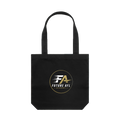 Black front flat lay
