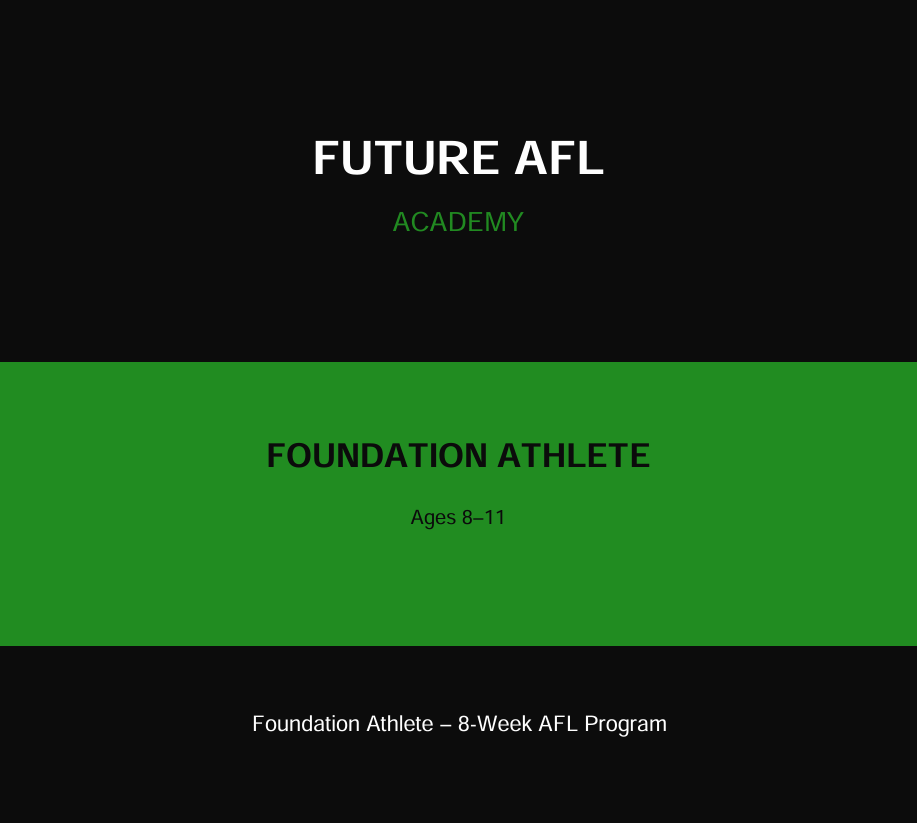 Foundation Athlete Program (8-11 Years)